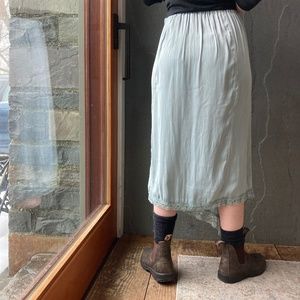 Free People Asymmetrical Slip Skirt